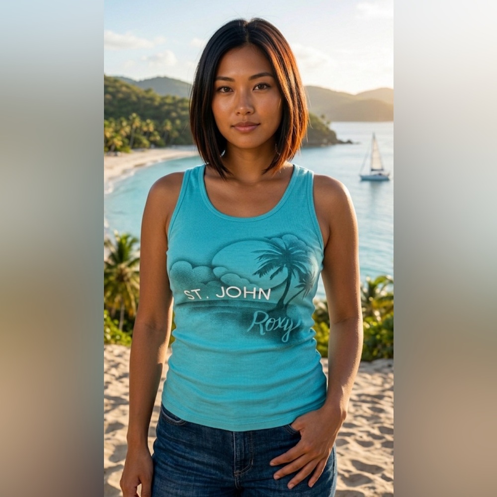 Y2K Roxy Tank Top Size Medium